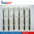 Dental Lab Dental Burs for Milling Machine